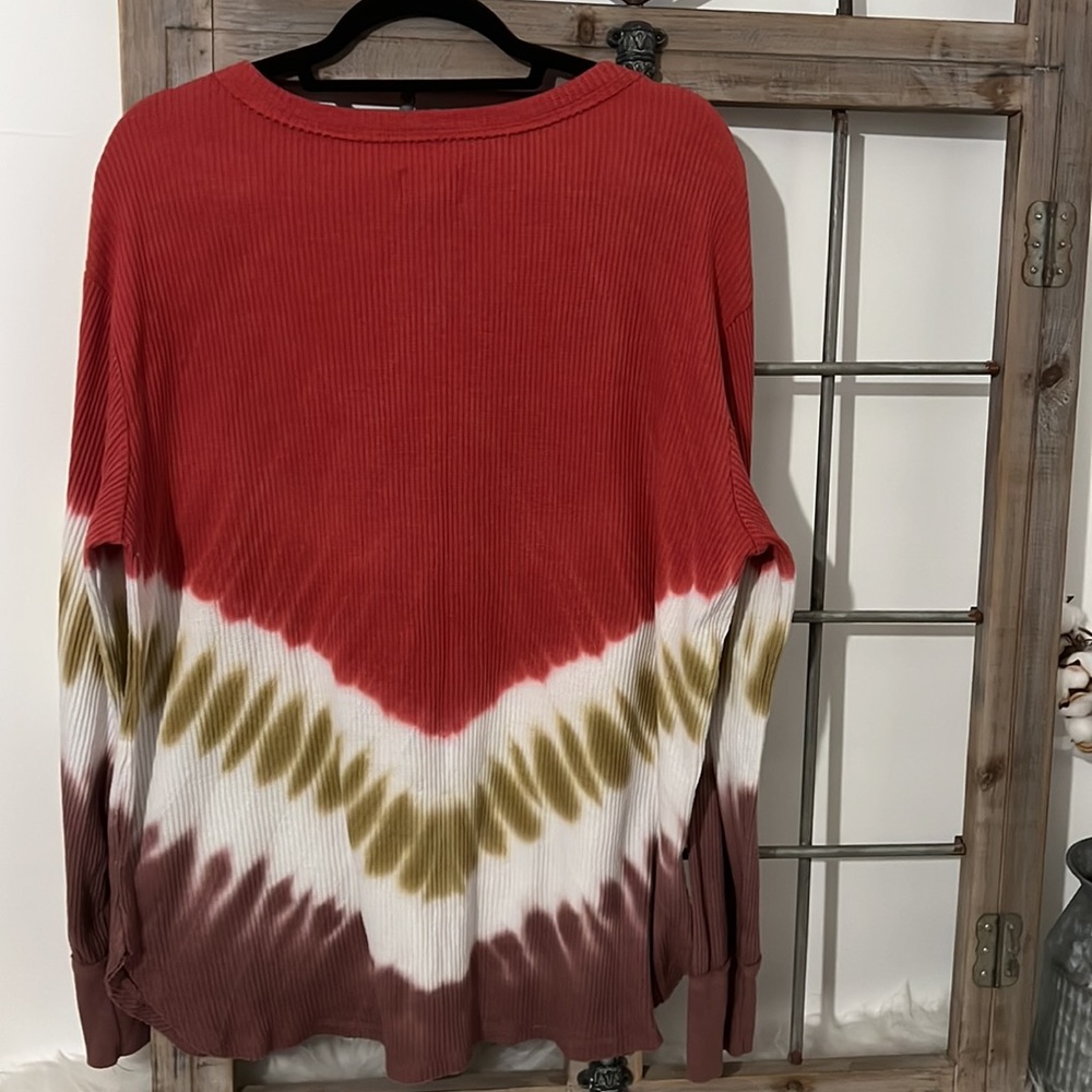 Terra & Sky Waffle Tie Dyed Tee - Picture 5 of 5